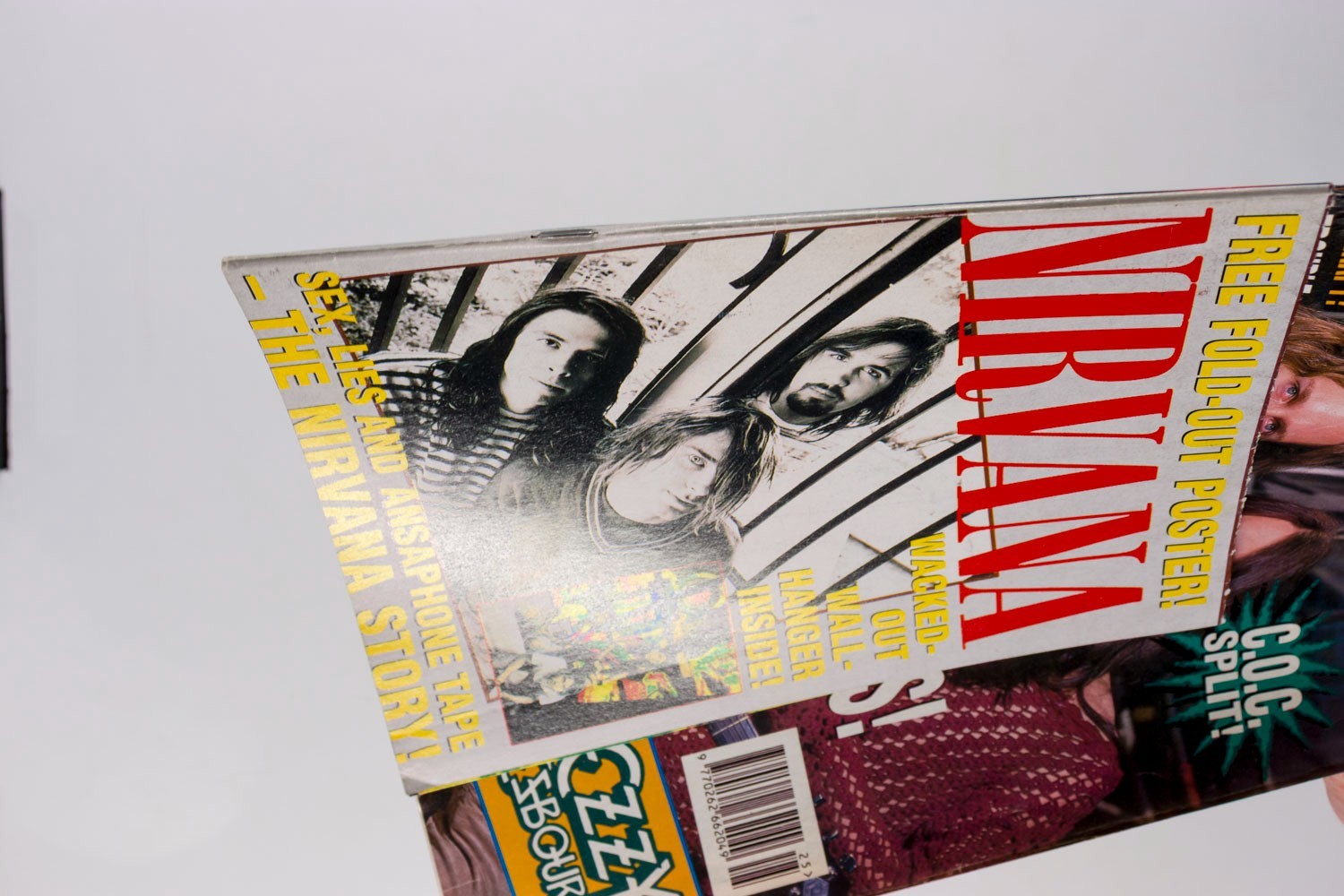 Metallica NIRVANA POSTER Ozzy Osbourne KERRANG magazine 1993 June 449 Bon Jovi