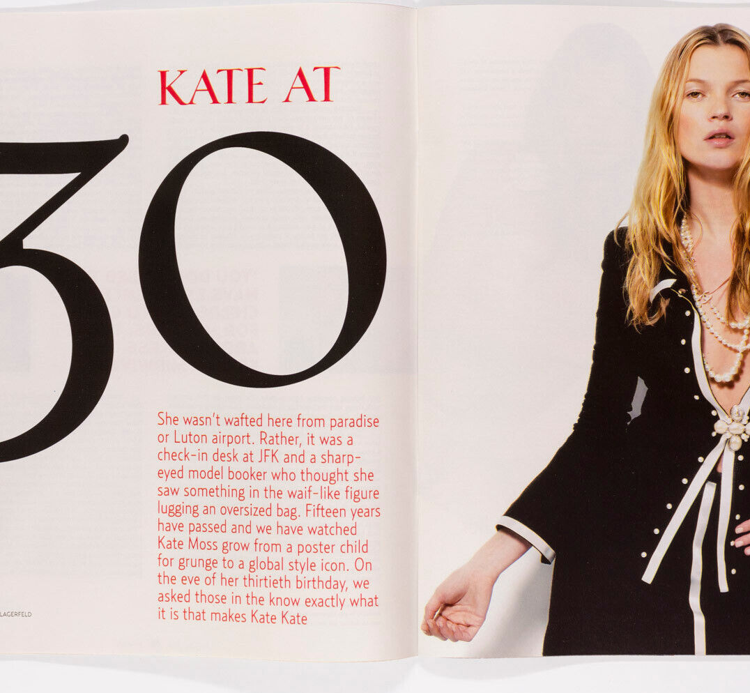 KATE MOSS by KARL LAGERFELD Chanel SPINAL TAP Christopher Guest TIMES  magazine