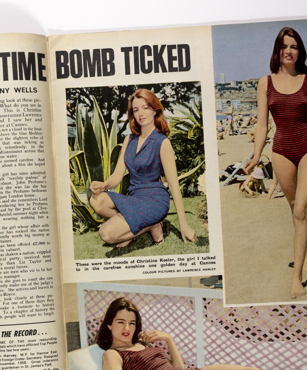 CHRISTINE KEELER Profumo Affair ARTHUR ASKEY Ann Jones 1960's Today magazine VTG