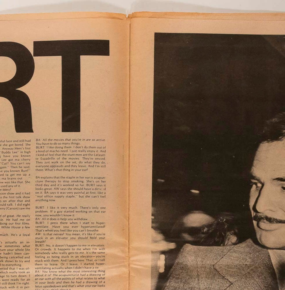 BURT REYNOLDS Patti Smith FRAN LEBOVITZ Valentine's Day INTERVIEW February 1976