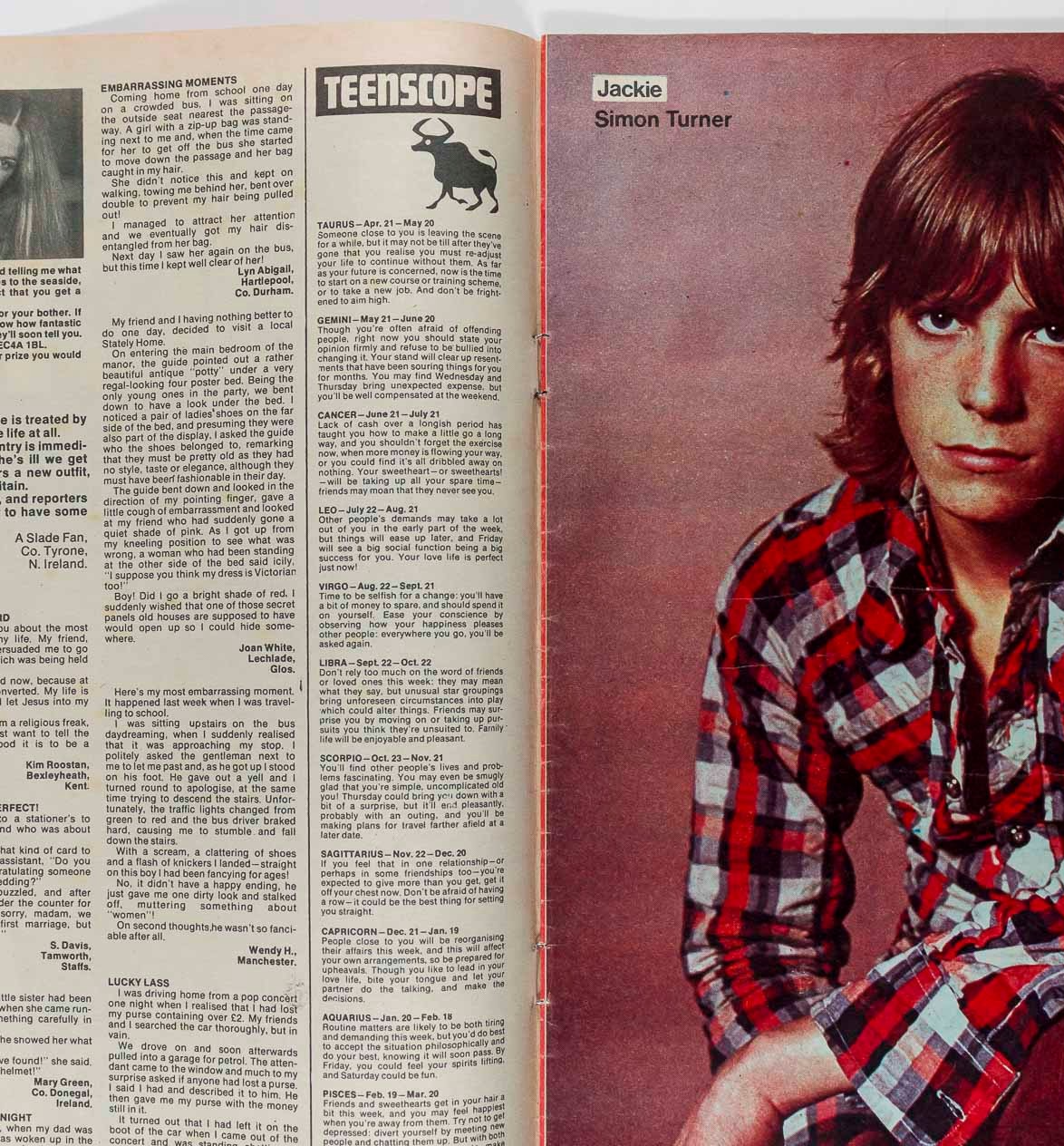Marc Bolan BOWIE Simon Turner CAT STEVENS Sweet ELTON Jackie magazine 5 May 1973
