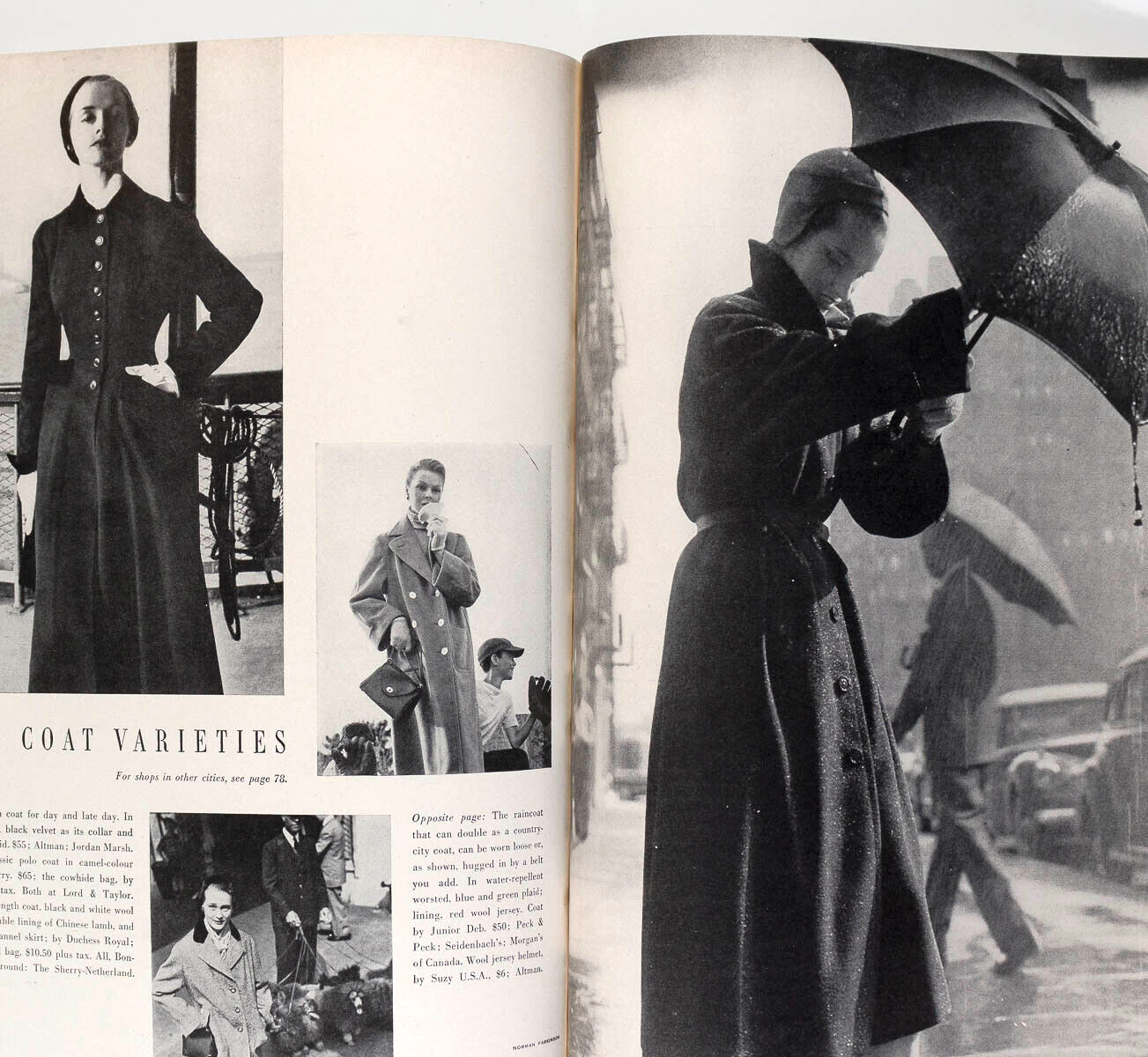 John Rawlings COLLEGE ISSUE vtg 1940's 40s fashion US VOGUE magazine August 1949