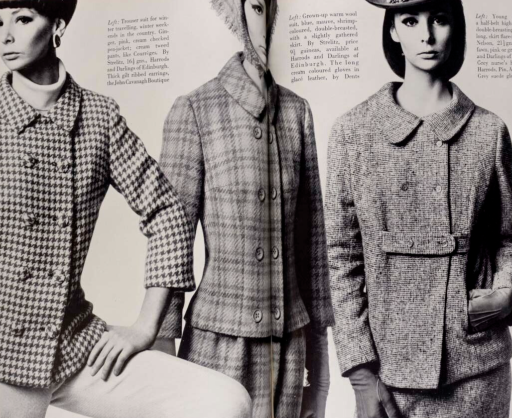 Jean Shrimpton MICK JAGGER Begum Aga Khan VOGUE JANUARY 1965 60th birthday gift