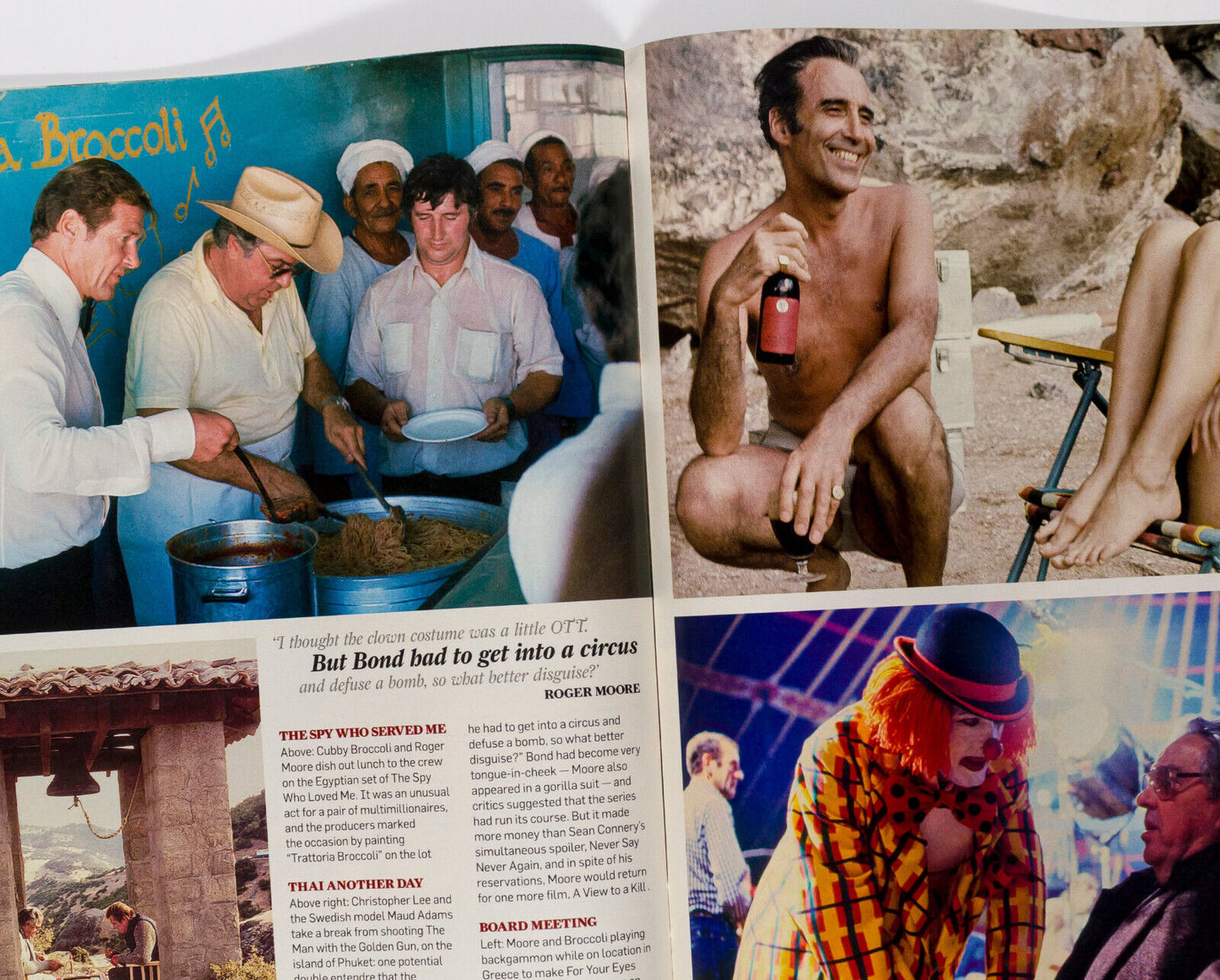 Sean Connery URSULA ANDRESS Roger Moore MICHAEL JACKSON Sunday Times magazine UK