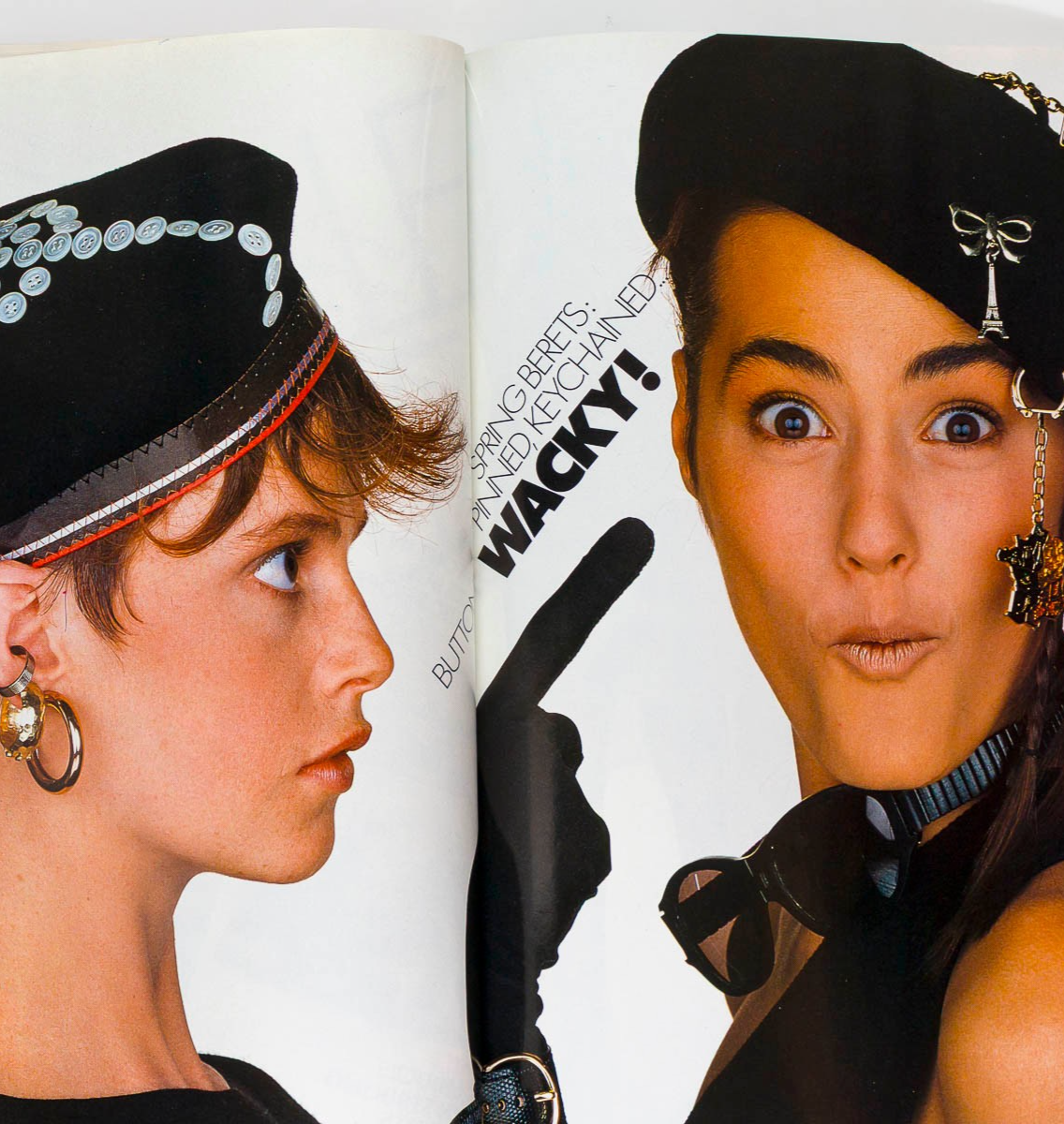 Tatjana Patitz YASMIN LE BON Ines de la Fressange ELLE INTERNATIONAL Spring 1985