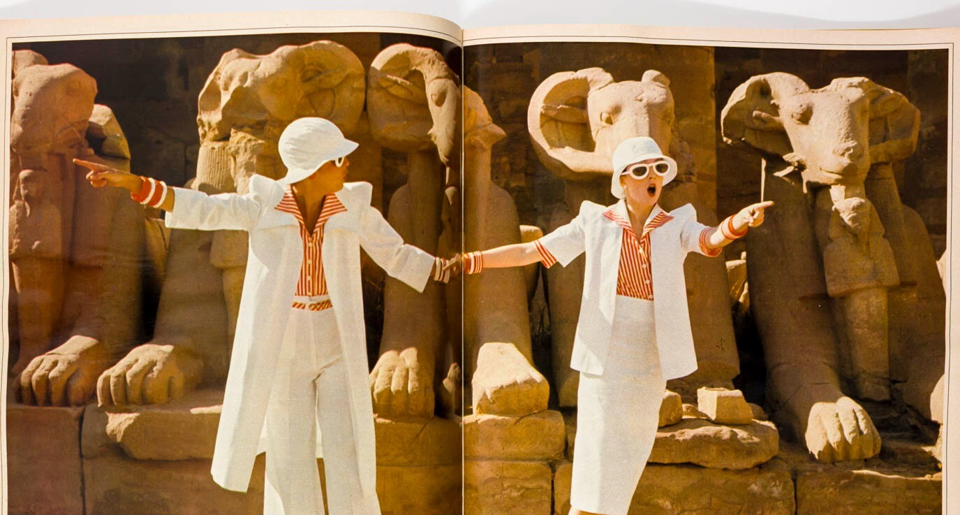 TRACY WEED Egypt TUTANKHAMUN Karnak BIBA David Essex BOWIE  19 magazine May 1973