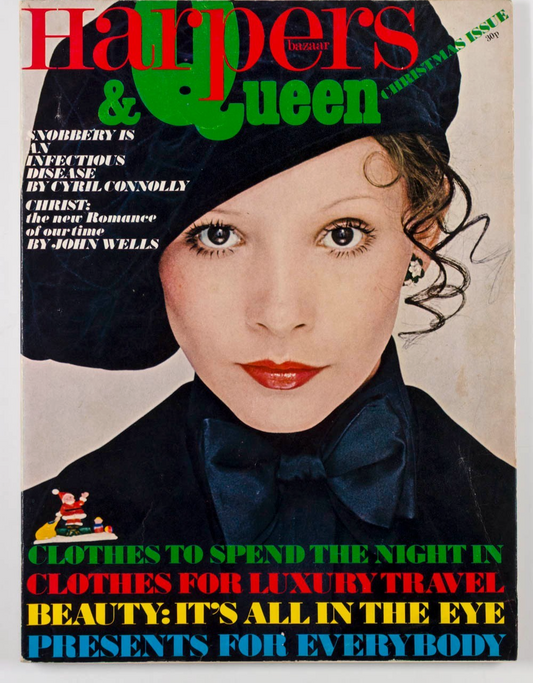 CATHEE DAHMEN Ann Turkel JAMES WEDGE Harper's Bazaar 1971 November LOUIS VUITTON