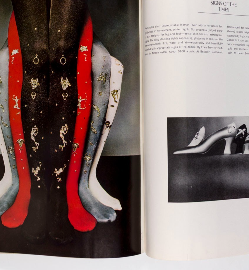 OCCULT Zodiac Cult OLIVIA HUSSEY Harpers Bazaar 1968 October DONNA MITCHELL Hiro