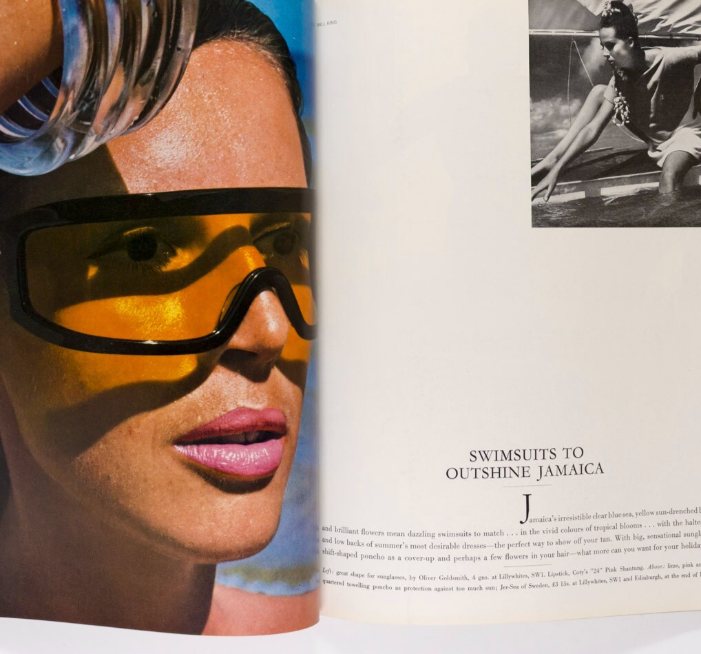 Editha Dussler JAMAICA Jill Kennington UK HARPERS BAZAAR February 1967 Benedetta