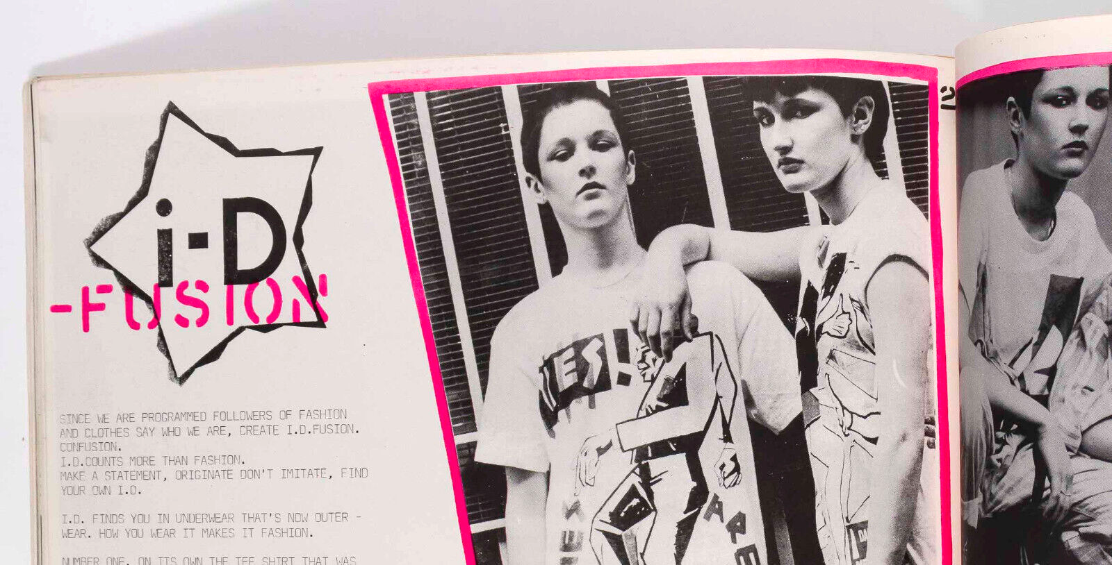 i-D MAGAZINE 1st issue No. # 1 1980 iD TERRY JONES Straight Up SKINHEAD punk DIY