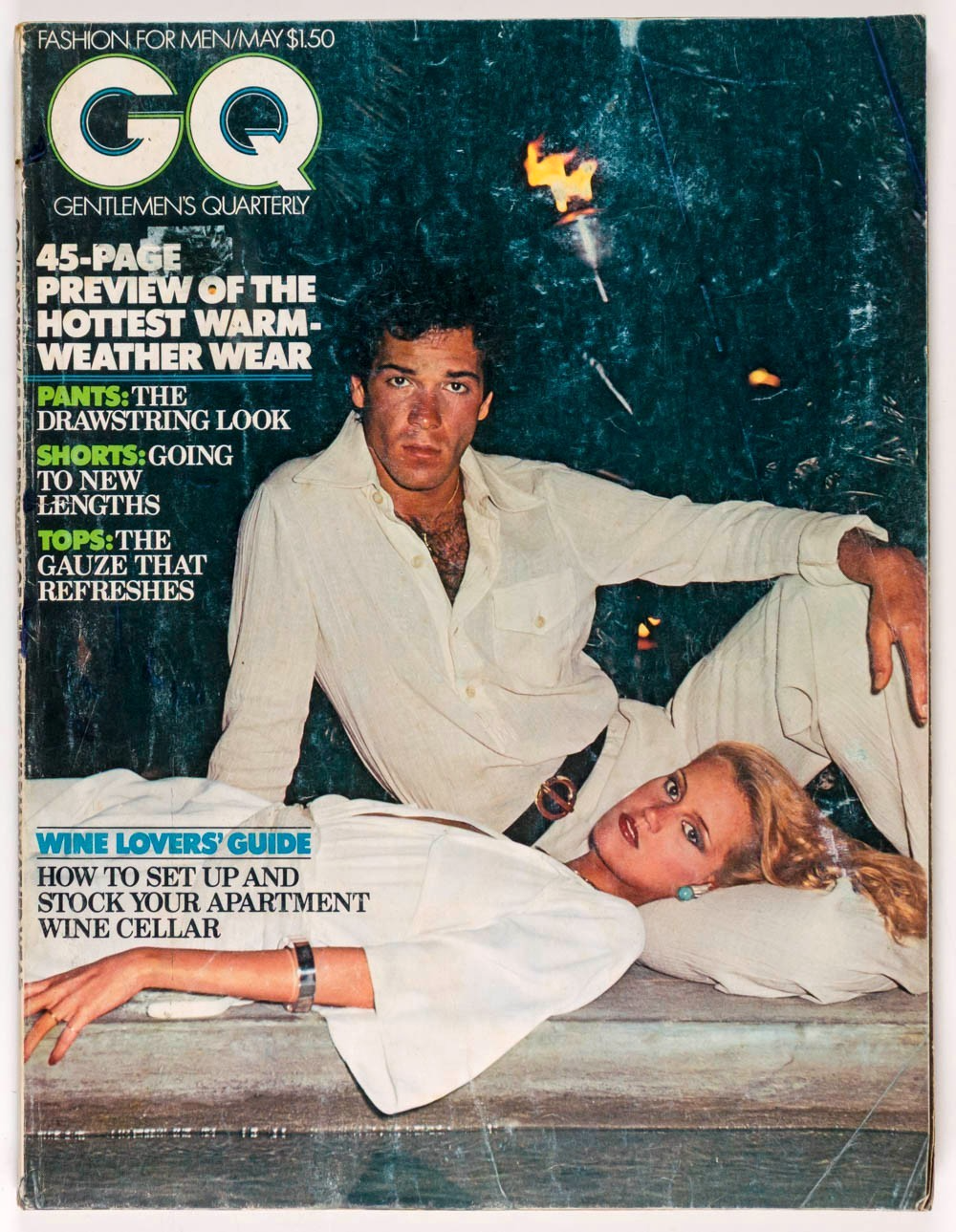 ALBERTO RIZZO Haiti SWIMWEAR Summer Fashion US GQ magazine May 1976 Shorts VTG