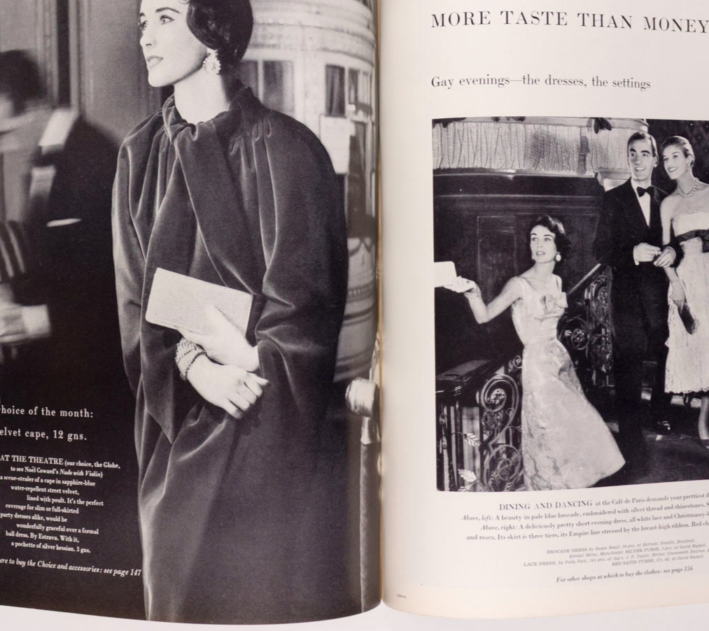ANNABEL BIRLEY Richard Attenborough KLEIN Norman Parkinson VOGUE December 1956
