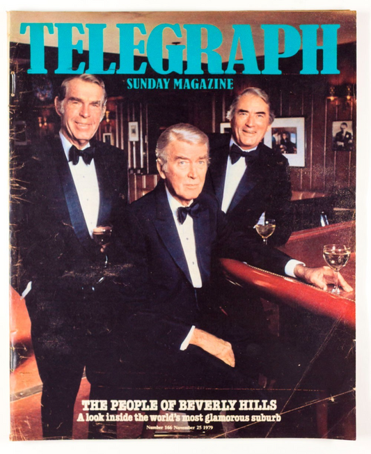 GREGORY PECK James Stewart FRED McMURRAY Telegraph November 1979 BEVERLY HILLS