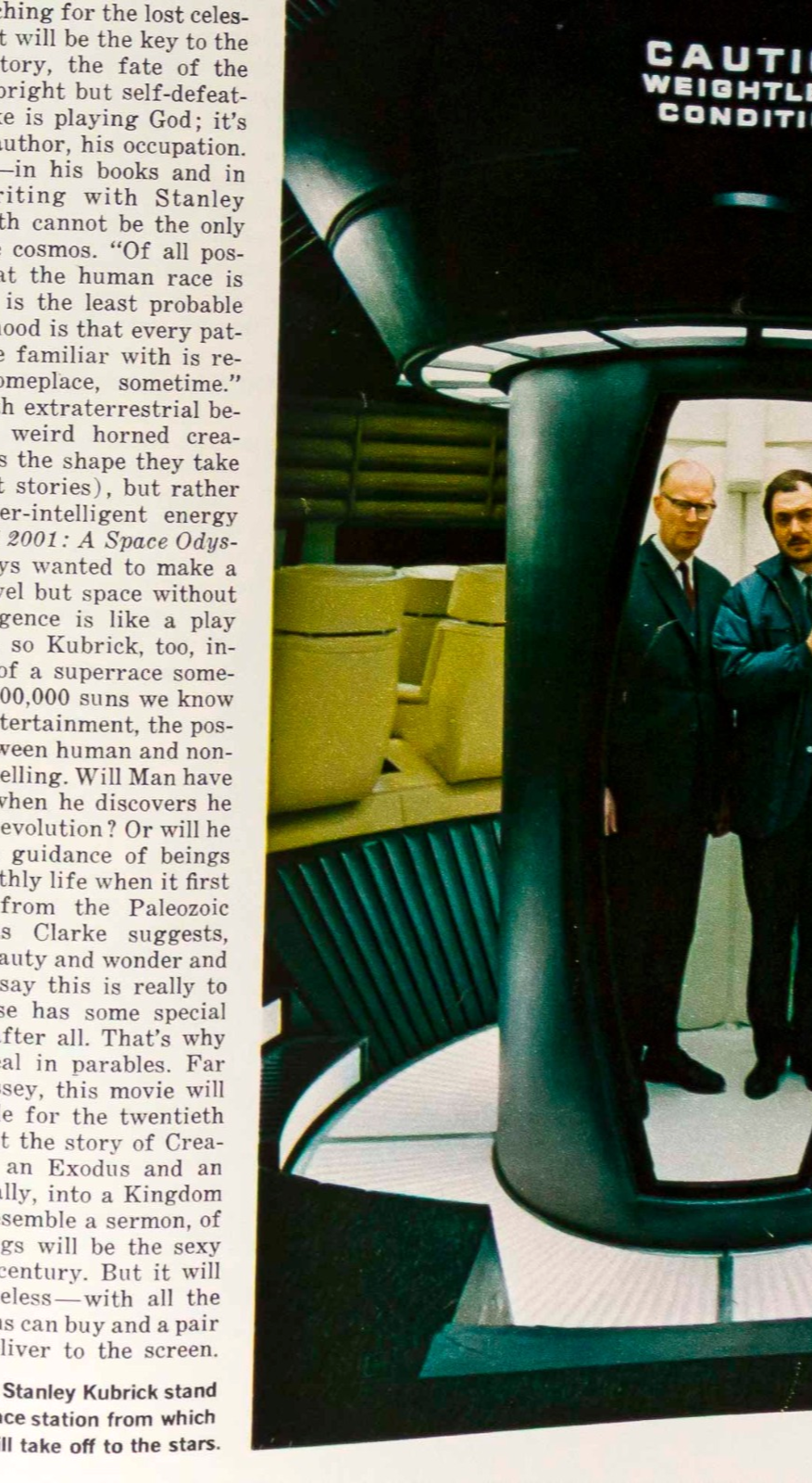 Stanley Kubrick 2001 William Burroughs ESQUIRE May 1966 Robert Vaughn CIA Spies