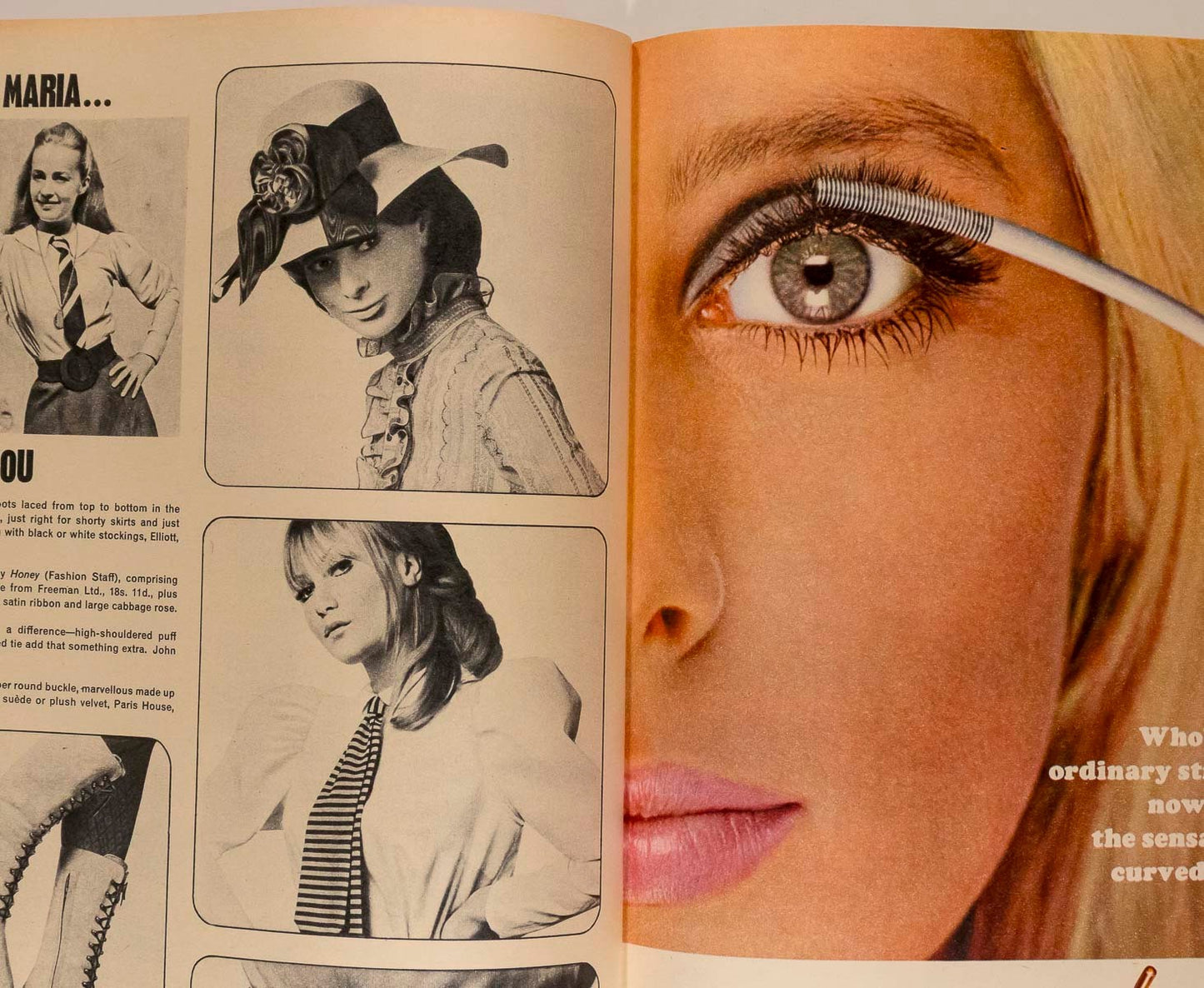 Shrimpton PATTIE BOYD Brigitte Bardot HELMUT NEWTON Honey April 1966 Kennington