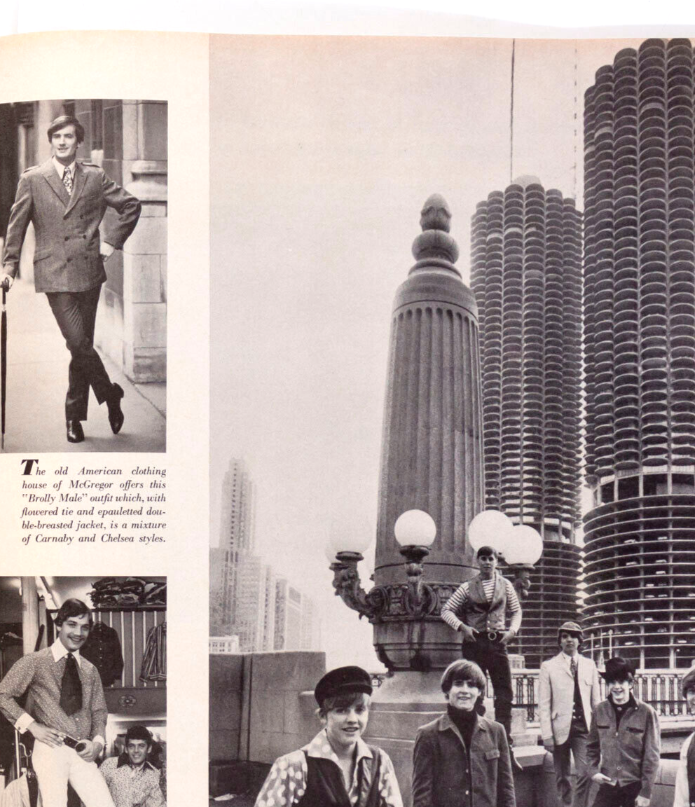 OSSIE CLARK Mods GRANNY TAKES A TRIP David Hemmings THE KINKS vtg LIFE MAGAZINE