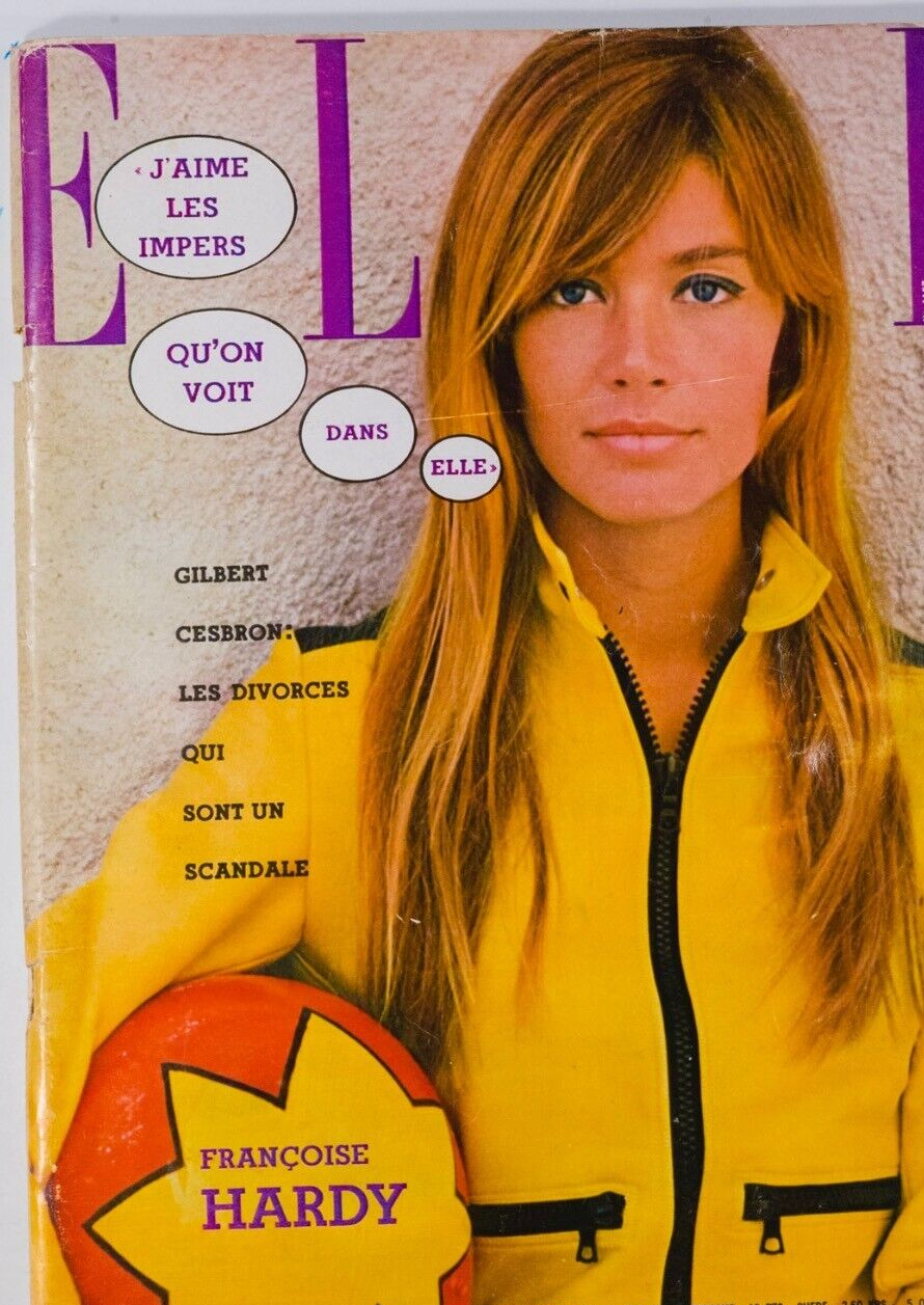 Francoise Hardy GILBERT CESBRON Ballet POP ART 60's fashion FRENCH ELLE MAGAZINE