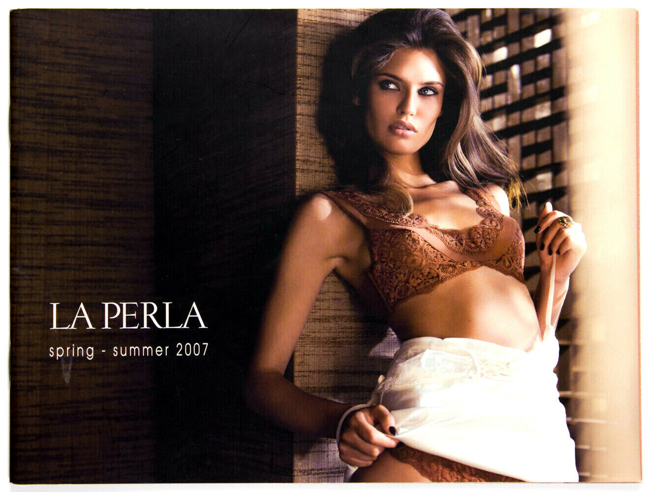 Bianca Balti Camila Akrans LA PERLA LOOKBOOK Spring Summer 2007 Lingerie catalog