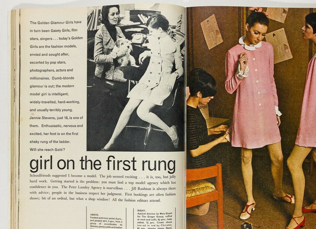 Jean Shrimpton TWIGGY Audrey Hepburn JULIE CHRISTIE Judith Durham HONEY magazine