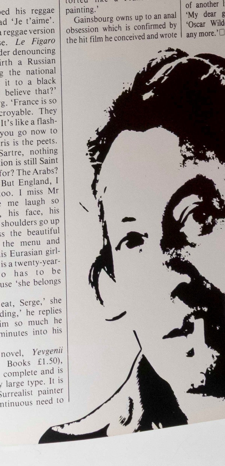 MARGAUX HEMINGWAY Bianca Jagger LADY TRYON Serge Gainsbourg TATLER February 1981