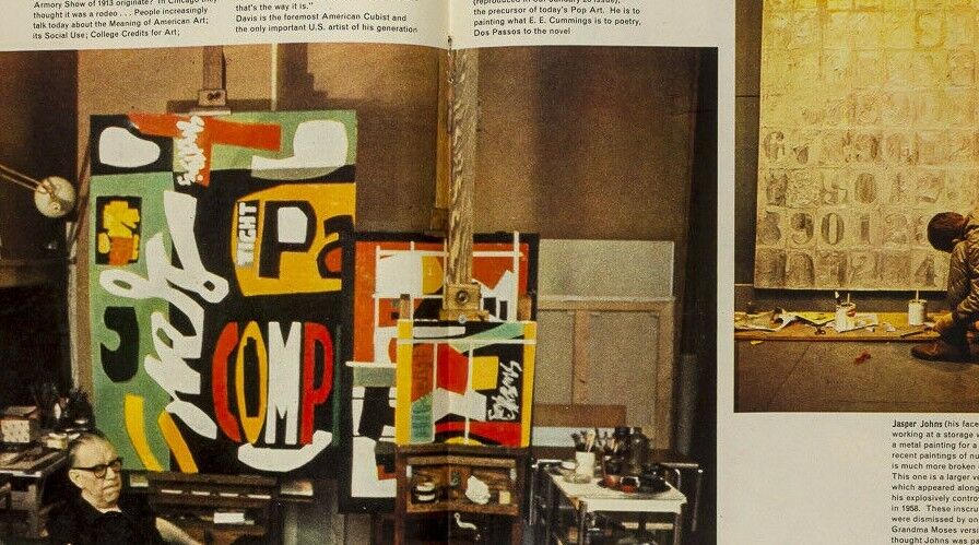 Jasper Johns ROBERT RAUSCHENBERG Mark Rothko EVE ARNOLD Sunday Times magazine UK