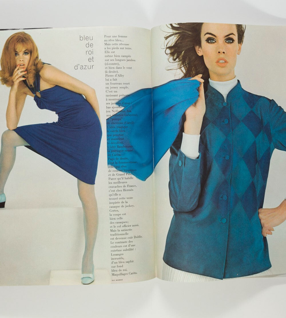 Catherine Deneuve GUY BOURDIN Jean Shrimpton SARAH MOON Paris Vogue August 1969