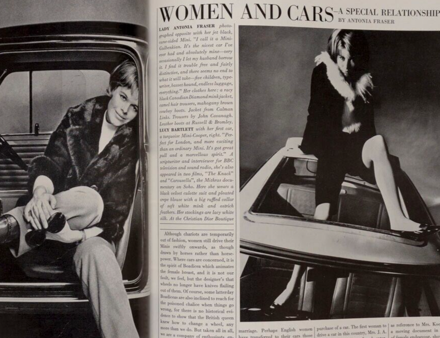 JILL KENNINGTON Roman Polanski EDNA O'BRIEN Candida Lycett Green WET LOOK Vogue