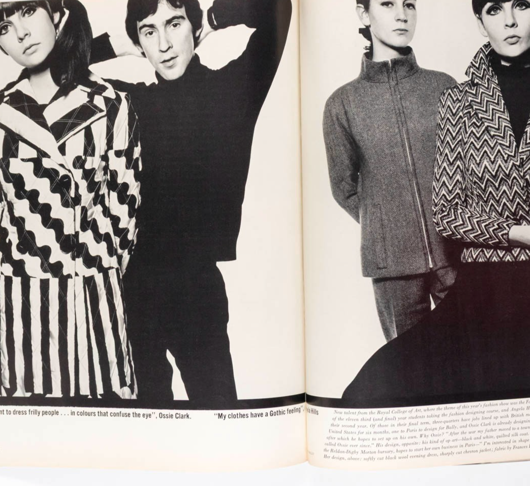 JILL KENNINGTON Helmut Newton OSSIE CLARK Vogue 1965 August 60th birthday gift