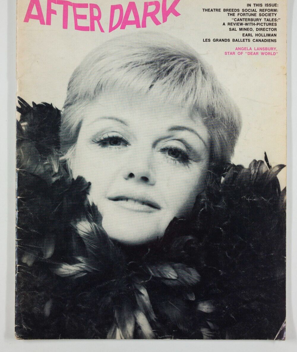 ANGELA LANSBURY Sal Mineo EARL HOLLIMAN Dear World ~ AFTER DARK theatre magazine