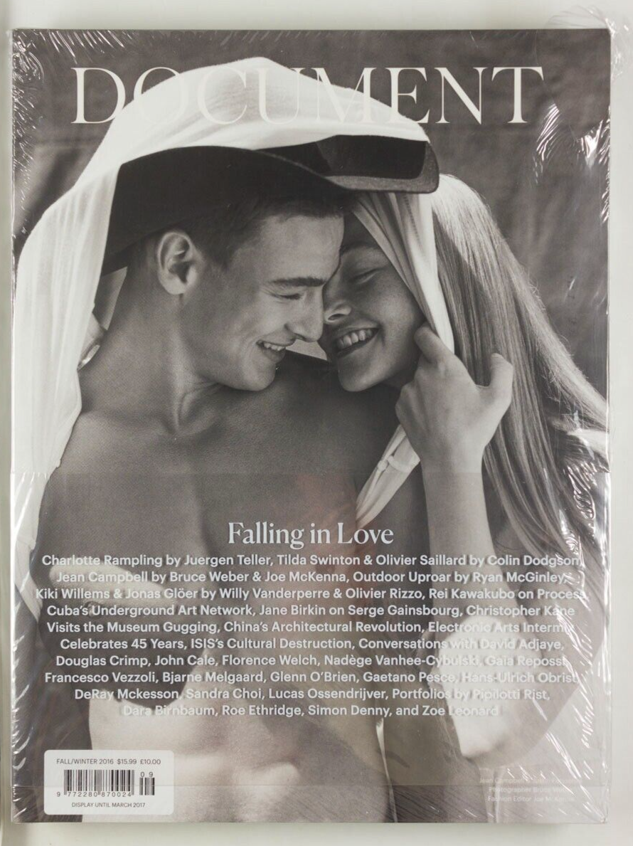 Jean Campbell BRUCE WEBER Ryan McGinley REI KAWAKUBO Document Journal magazine 9