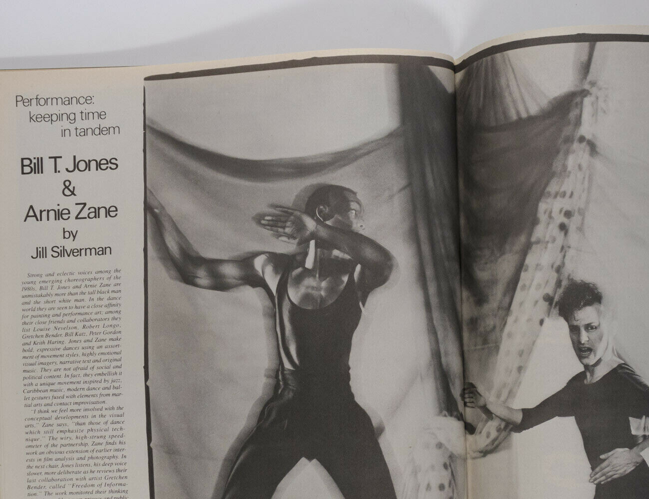GRACE JONES Keith Haring ROBERT MAPPLETHORPE Interview magazine 1984 October VTG