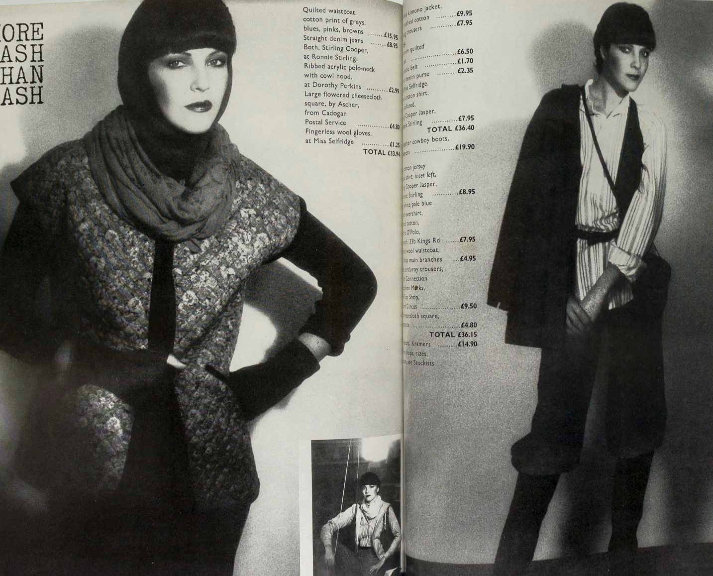 Marie Helvin IRAN Iman VOGUE December 1975 Zandra Rhodes TOSCANI David Bailey UK