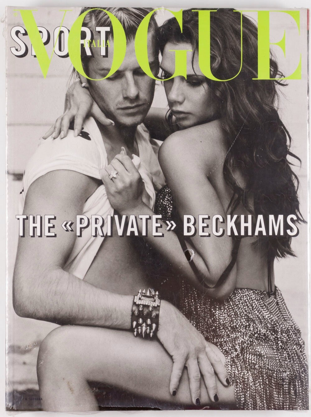 John Robinson VICTORIA DAVID BECKHAM Private L'UOMO VOGUE July 2003 Sport SEALED