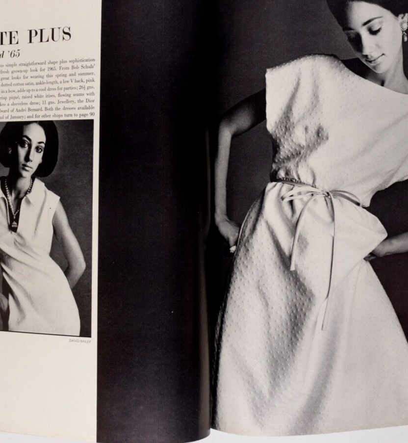 Jean Shrimpton MICK JAGGER Begum Aga Khan VOGUE JANUARY 1965 60th birthday gift