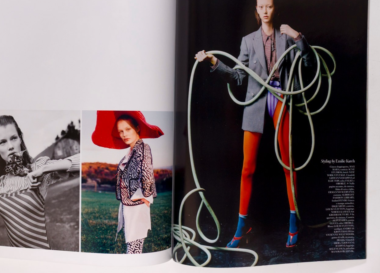 Natalia Vodianova NATASHA POLY Ashley Graham VOGUE ITALIA December 2017 Custom