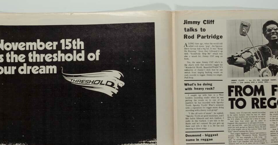 Rolling Stones JOHN LENNON Yoko Ono TREX Jimmy Cliff RECORD MIRROR November 1969