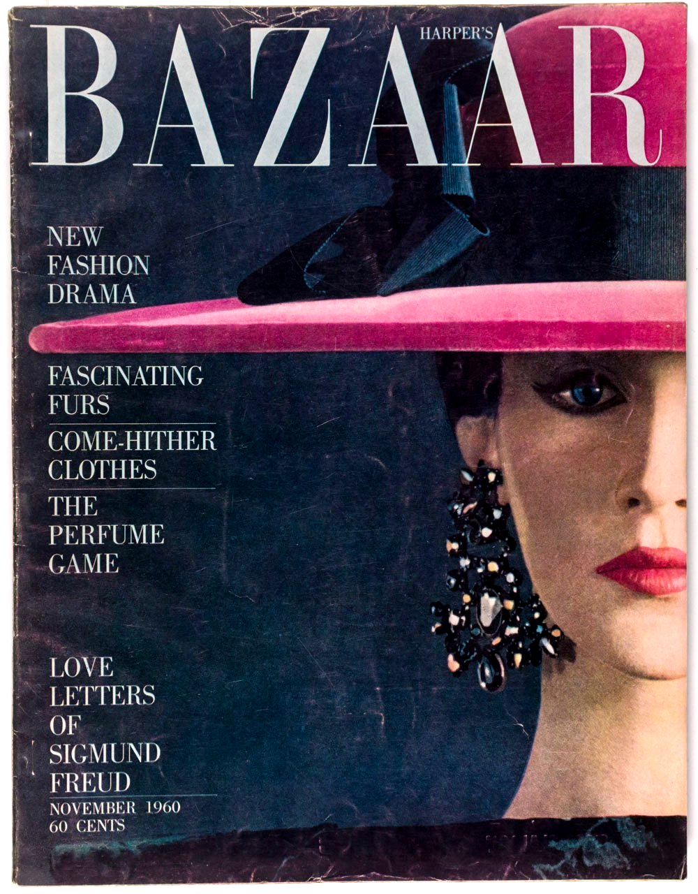 Ruth Neumann Derujinsky BALENCIAGA Givenchy HARPERS BAZAAR November 1960 Freud