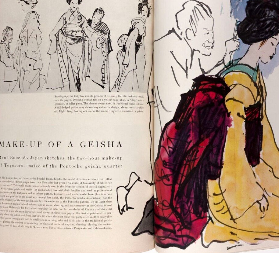 JOANNA McCORMICK Natalie Wood PICASSO Vogue 1957 June RENE BOUCHE Penn AGA KHAN