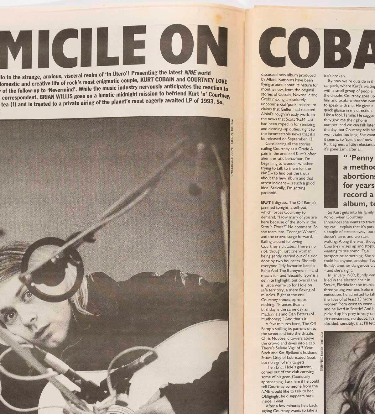 NIRVANA Kurt Cobain COURTNEY LOVE Smashing Pumpkins NME July 1993 Prince SUEDE