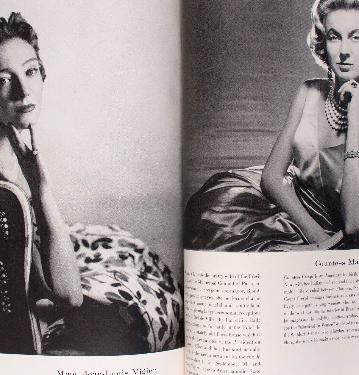 SUZY PARKER Suzie Wong WILLIAM SHATNER Anne St Marie DIOR couture PENN vtg VOGUE