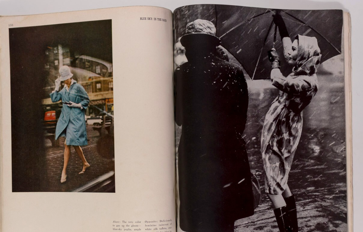 Tilly Tizzani MELVIN SOKOLSKY Saul Leiter HARPERS April 1962 Worth GIVENCHY Dior