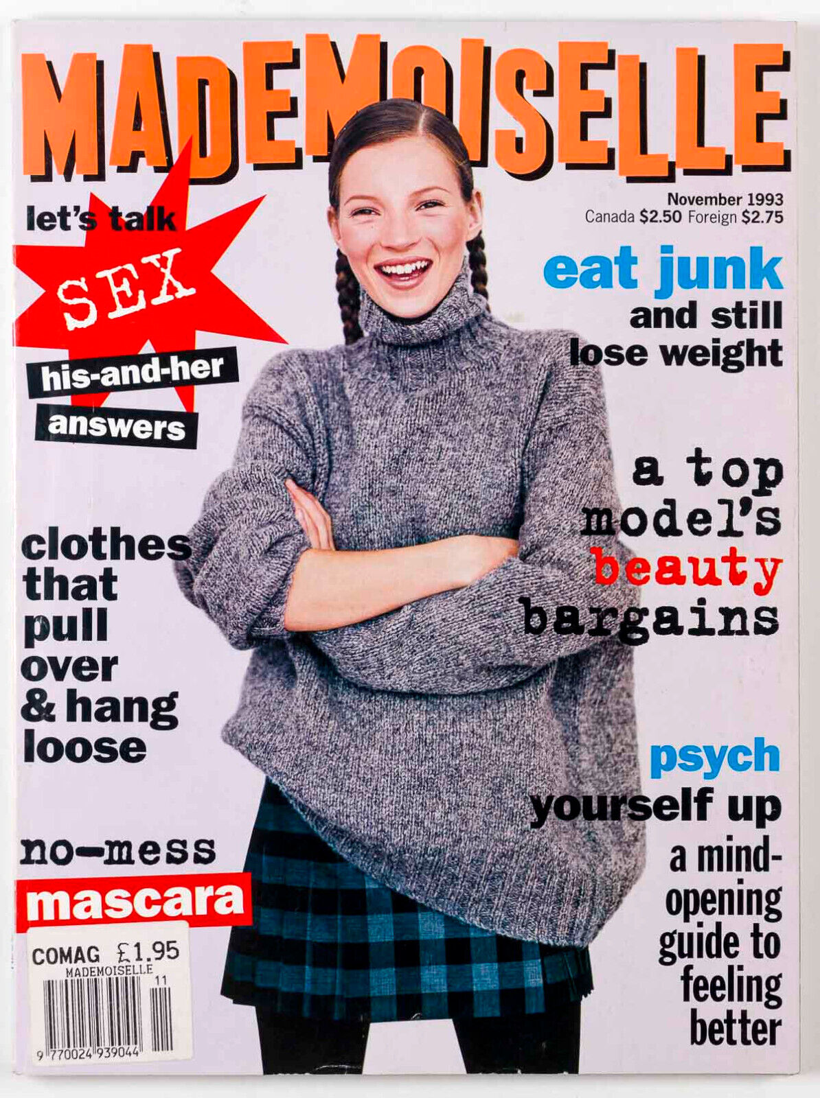 Kate Moss NIRVANA Joe McKenna NICOLE KIDMAN Glen Luchford MADEMOISELLE magazine