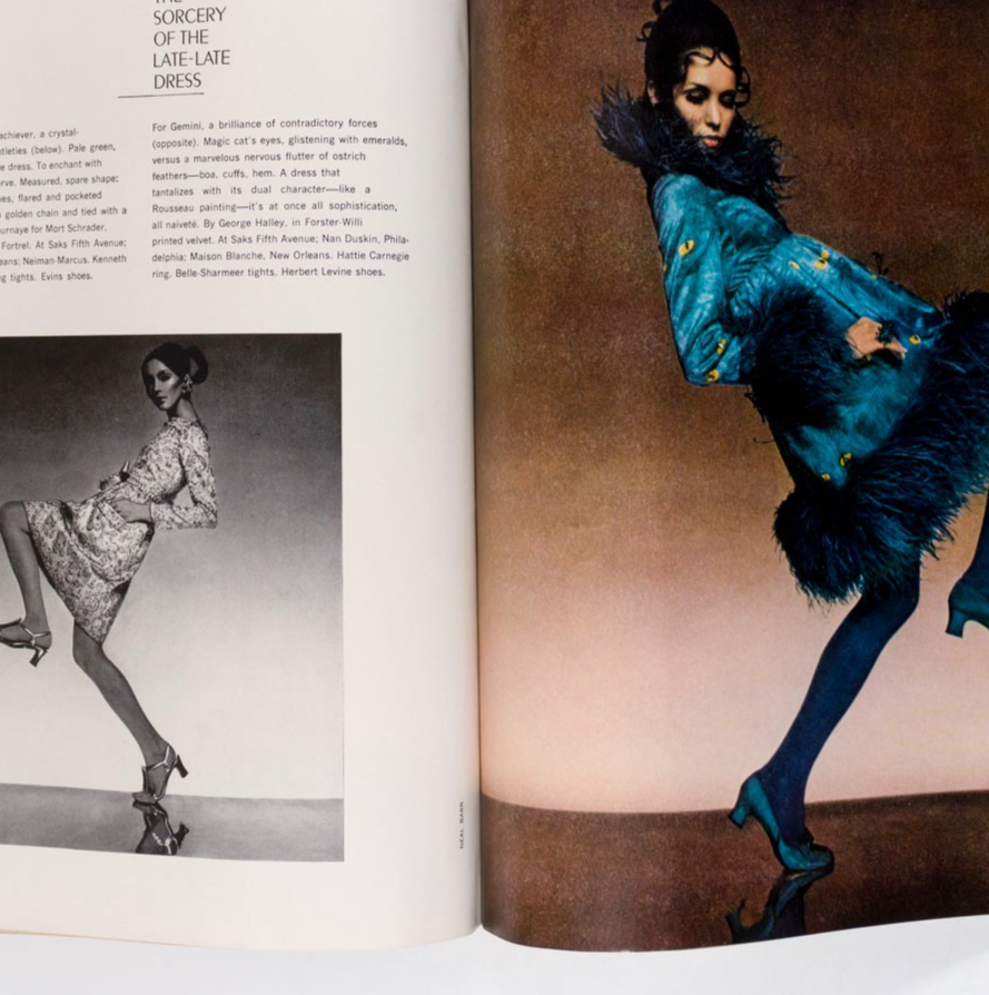 OCCULT Zodiac Cult OLIVIA HUSSEY Harpers Bazaar 1968 October DONNA MITCHELL Hiro