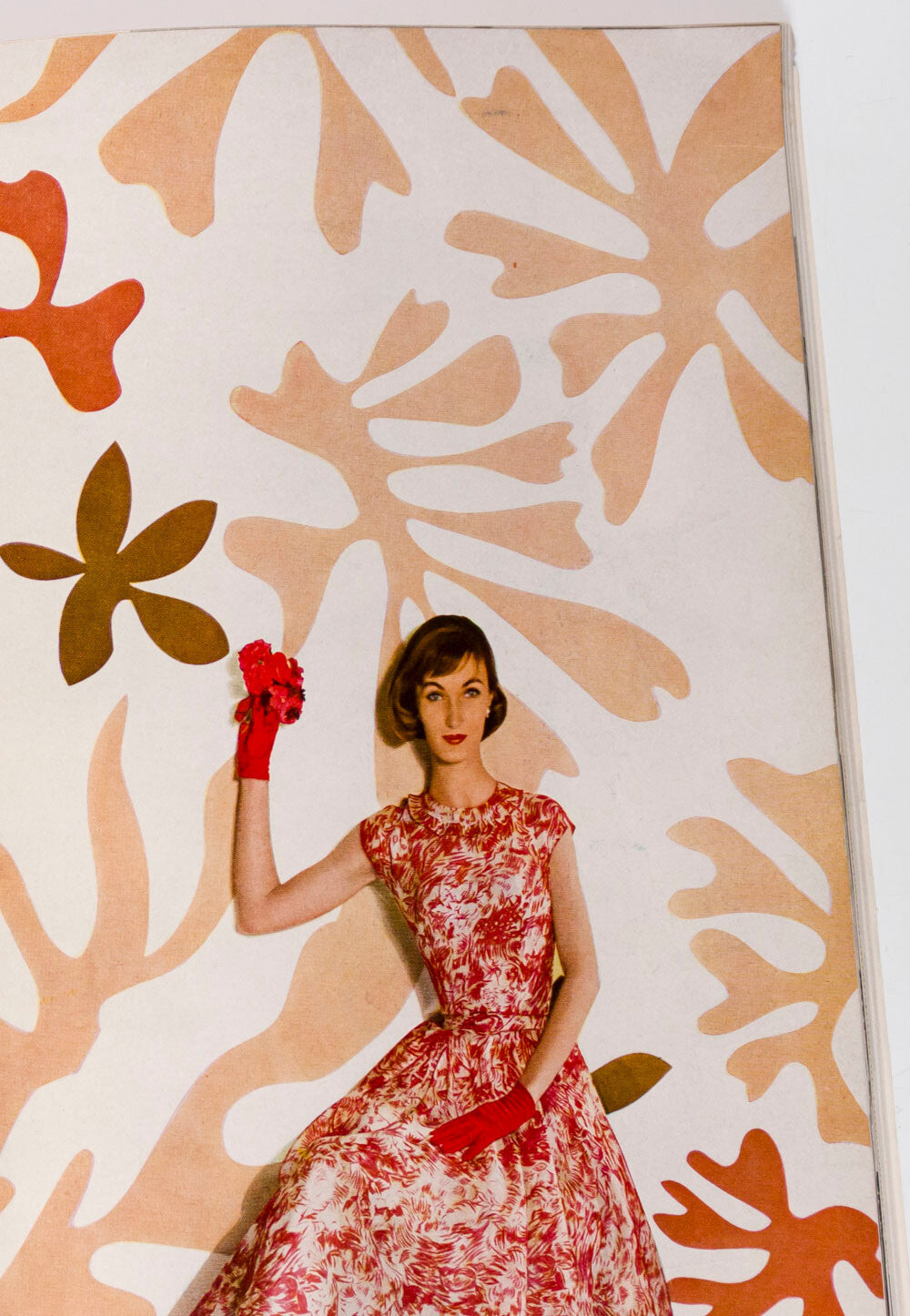 RICHARD AVEDON Suzy Parker LOUISE DAHL-WOLFE Harper's Bazaar 1955 May OLDSMOBILE