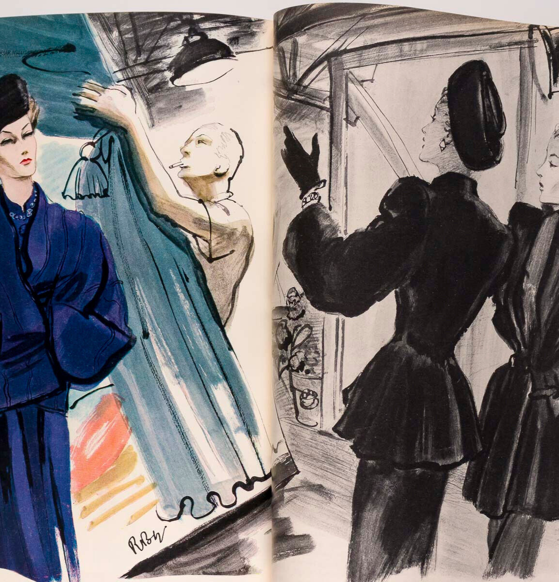 LEE MILLER Denmark BLUMENFELD Rene Bouet-Willaumez ROGER DESCOMBES VOGUE 8/ 1945