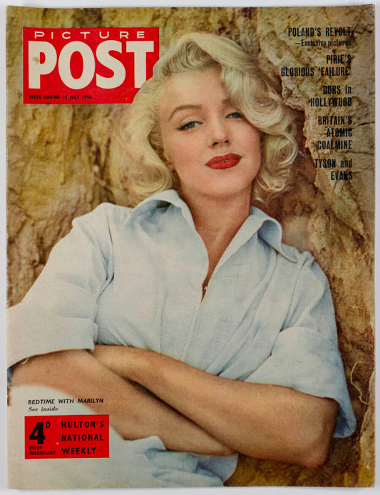 MARILYN MONROE Milton Greene DIANA DORS  Rare PICTURE POST magazine 14 July 1956