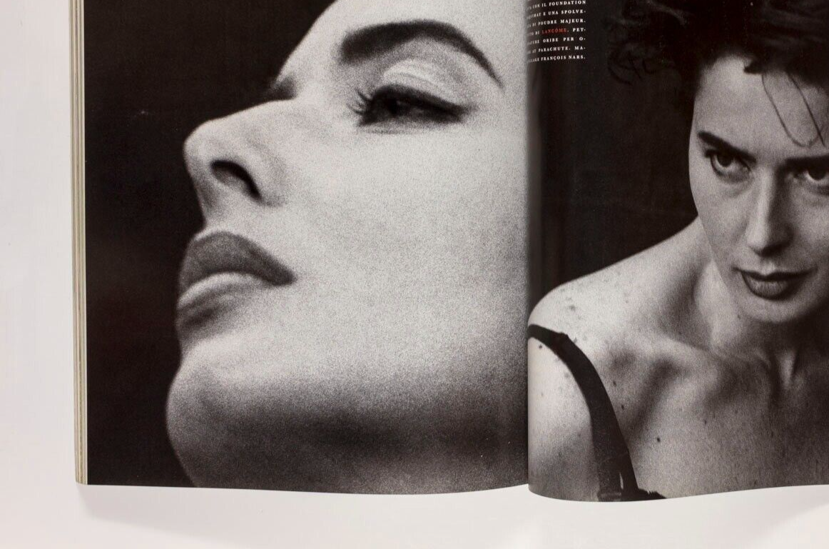 Isabella Rossellini JULIE ANDERSON Yasmeen Ghauri JOSIE BORAIN Bellucci VOGUE IT