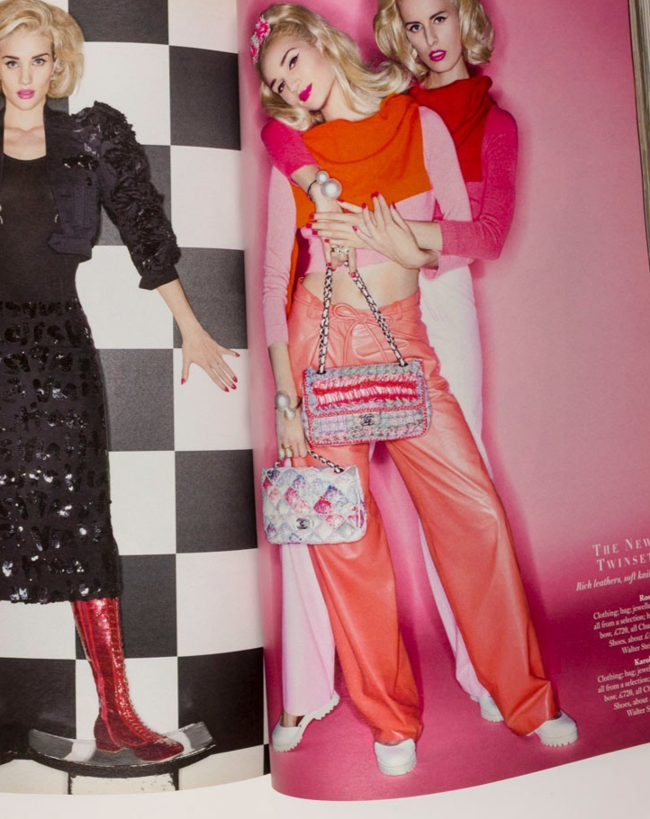 Brigitte Bardot RICHARD AVEDON China Machado HARPER'S BAZAAR magazine March 2014