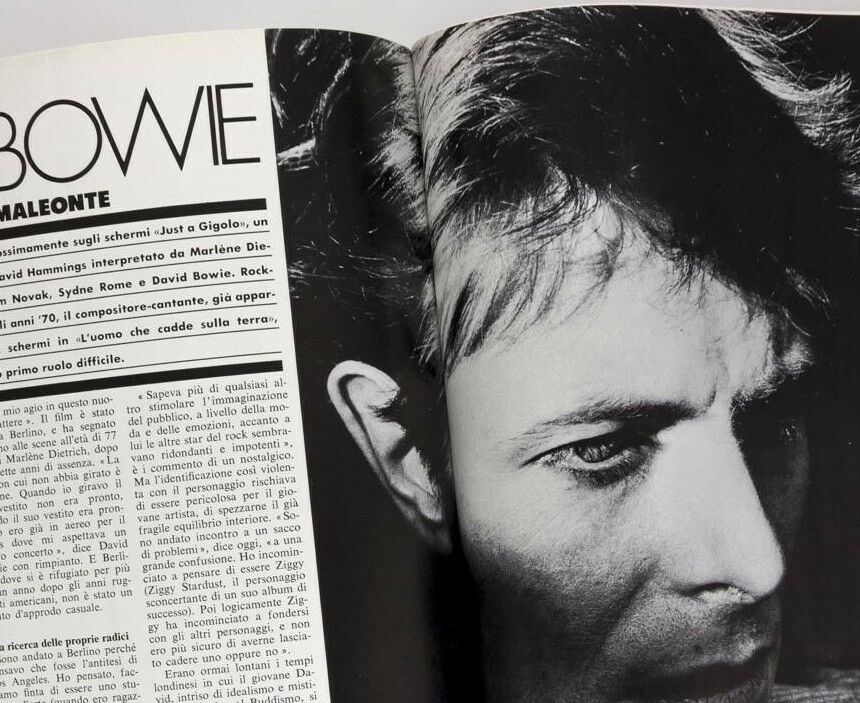 David Bowie BRUCE WEBER Oliviero Toscani NIGHT MAGAZINE Punk CLUBS L’uomo Vogue