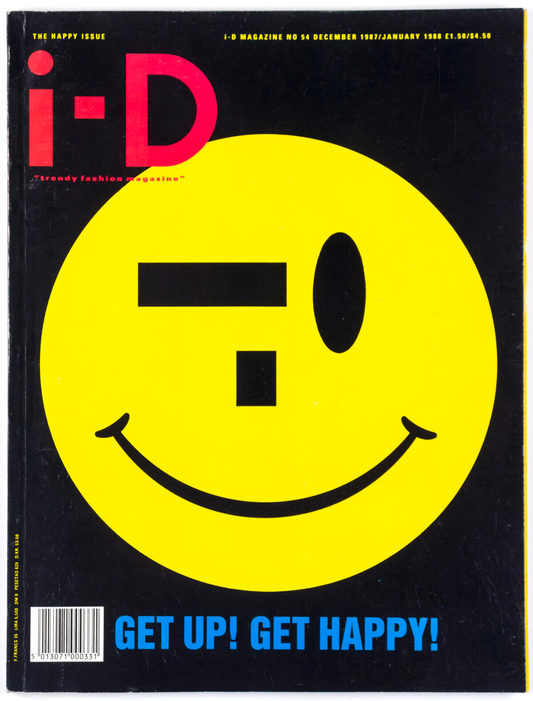 Get Up Happy RADICAL FASHION Leigh Bowery NICK KNIGHT Smiley Face i-D MAGAZINE